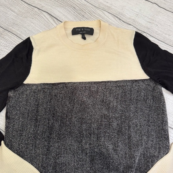 Rag & Bone Wool Blend Colorblock Sweater - Picture 5 of 7